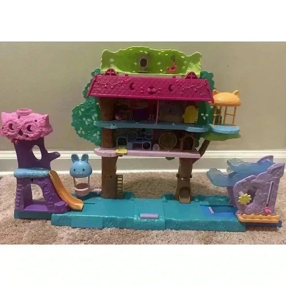 Polly Pocket Pet Adventure Treehouse Only No Accessories Included - Picture 1 of 9
